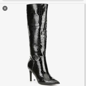 New Steve Madden Croc Knee High Boots